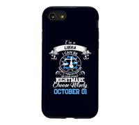 Custodia per iPhone SE (2020) / 7/8 Segno zodiacale Bilancia Oroscopo astrologia ottobre 01 Compleanno
