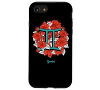 Custodia per iPhone SE (2020) / 7/8 Segno zodiacale floreale Gemelli