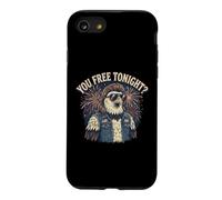 Custodia per iPhone SE (2020) / 7/8 Sei libero stasera? Mullet calvo Aquila divertente 4 luglio umorismo