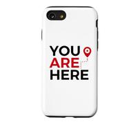 Custodia per iPhone SE (2020) / 7/8 Sei qui Direzione divertente