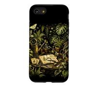 Custodia per iPhone SE (2020) / 7/8 Serra vintage botanica panchina da vaso, design naturale