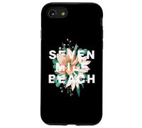 Custodia per iPhone SE (2020) / 7/8 Seven Mile Beach Floral Design Isole Cayman