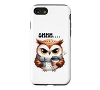 Custodia per iPhone SE (2020) / 7/8 Shhh Owl Coffee Quiet Mattina Caffeina Bevitore