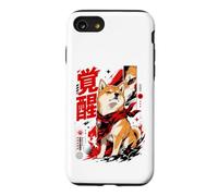 Custodia per iPhone SE (2020) / 7/8 Shiba Inu - Cane da street art giapponese risvegliato