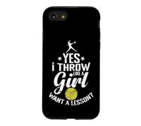 Custodia per iPhone SE (2020) / 7/8 Sì, lancio come una ragazza vuole una lezione di softball