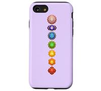 Custodia per iPhone SE (2020) / 7/8 Simboli chakra decorati con motivi mandala
