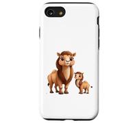 Custodia per iPhone SE (2020) / 7/8 Simpatico design a forma di cammello con mamma e bambino