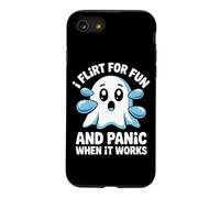 Custodia per iPhone SE (2020) / 7/8 Single I Flirt For Fun And Panic When It Works Incontri Joke