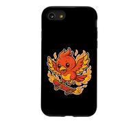 Custodia per iPhone SE (2020) / 7/8 Skateboard Fiery Phoenix Retro