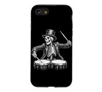 Custodia per iPhone SE (2020) / 7/8 Skeleton Drummer Rock And Roll Batteria Batteria a percussione