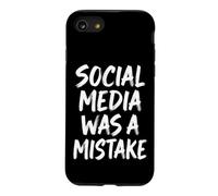 Custodia per iPhone SE (2020) / 7/8 Social Media Was A Mistake