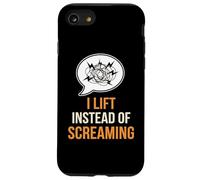 Custodia per iPhone SE (2020) / 7/8 Sollevo invece di urlare scherzo Umorismo sollevamento pesi