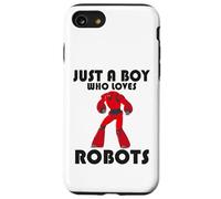 Custodia per iPhone SE (2020) / 7/8 Solo un ragazzo che ama i robot, Robot