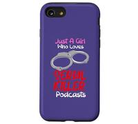 Custodia per iPhone SE (2020) / 7/8 Solo una ragazza che ama i podcast di serial killer True Crimes