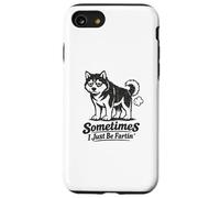 Custodia per iPhone SE (2020) / 7/8 Sometimes I Just Be Fartin' Dog, cane divertente da uomo che scoreggia