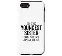 Custodia per iPhone SE (2020) / 7/8 Sono la sorella più giovane Le regole non si applicano a me Fratello