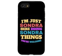 Custodia per iPhone SE (2020) / 7/8 Sono solo Sondra facendo cose da Sondra, sei la benvenuta