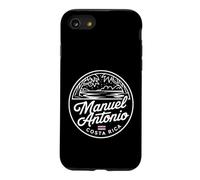 Custodia per iPhone SE (2020) / 7/8 Souvenir da viaggio con scritta retrò Manuel Antonio Costa Rica