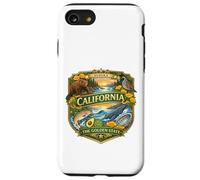 Custodia per iPhone SE (2020) / 7/8 Souvenir di design grafico con simboli dello stato della California