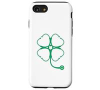 Custodia per iPhone SE (2020) / 7/8 Stetoscopio trifoglio dell'infermiera irlandese di St Patricks Day