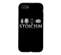 Custodia per iPhone SE (2020) / 7/8 Stoicismo Simboli Saggezza Temperanza Giustizia Coraggio Stoico