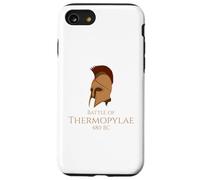 Custodia per iPhone SE (2020) / 7/8 Storia dell'antica Grecia Battaglia Delle Termopili - Elmo Spartano