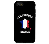 Custodia per iPhone SE (2020) / 7/8 Strasburgo, Francia, classica, bandiera, mappa, design