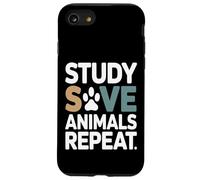 Custodia per iPhone SE (2020) / 7/8 Studia Salva Animali Ripeti Studente veterinario
