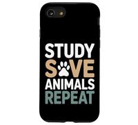 Custodia per iPhone SE (2020) / 7/8 Studia Salva Animali Ripeti Studente veterinario