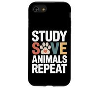 Custodia per iPhone SE (2020) / 7/8 Studia Salva Animali Ripeti Studente veterinario