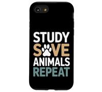 Custodia per iPhone SE (2020) / 7/8 Studia Salva Animali Ripeti Studente veterinario