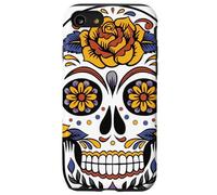 Custodia per iPhone SE (2020) / 7/8 Sugar Skulls Giorno Dei Morti Cibo Tradizionale Latino Messico
