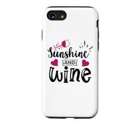 Custodia per iPhone SE (2020) / 7/8 Sunshine & Wine Book Club Merch,Read Between the Wines Women