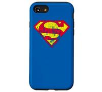 Custodia per iPhone SE (2020) / 7/8 Superman Classic yello & Red Logo Distressed