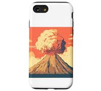 Custodia per iPhone SE (2020) / 7/8 Supervulcano - Vulcano - Eruzione vulcanica - Cratere - Lava