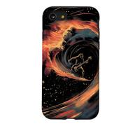 Custodia per iPhone SE (2020) / 7/8 Surf rock intergalattico, un surfista chitarrista che