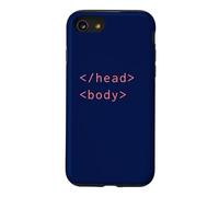Custodia per iPhone SE (2020) / 7/8 Tag corpo testa HTML Codifica sintassi Sviluppatore Web CSS Coder