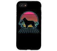 Custodia per iPhone SE (2020) / 7/8 Terranova Cane Vintage anni '80 Vaporwave Estetica Cucciolo
