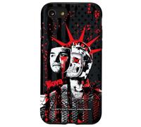 Custodia per iPhone SE (2020) / 7/8 The Boys Homelander Statue of Liberty Skull Graffiti TV Show