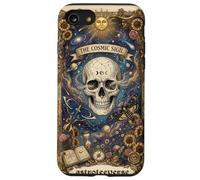 Custodia per iPhone SE (2020) / 7/8 The Cosmic Sigil Celestial Skull and Galaxy