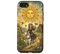 Custodia per iPhone SE (2020) / 7/8 The Sun Tarot Card Celestial Maiden Horse
