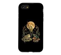 Custodia per iPhone SE (2020) / 7/8 Three Frogs Moon Vintage Amphibian Cottagecore Art