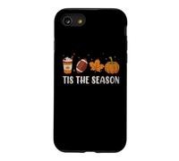 Custodia per iPhone SE (2020) / 7/8 tis the season pumpkin leaf latte fall thanksgiving football