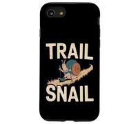 Custodia per iPhone SE (2020) / 7/8 Trail Snail - Divertente gioco di parole