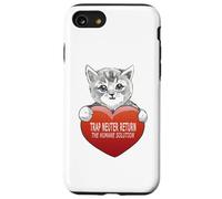 Custodia per iPhone SE (2020) / 7/8 Trap Neuter Return (TNR) The Humane Solution gatto cuore amore