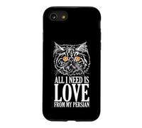Custodia per iPhone SE (2020) / 7/8 Tutto ciò di cui ho bisogno è l'amore dal mio gatto persiano