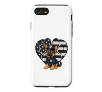 Custodia per iPhone SE (2020) / 7/8 Ufficiale pastore tedesco americano patriottico 4 luglio
