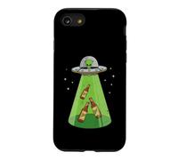 Custodia per iPhone SE (2020) / 7/8 UFO rapimento birra alieno disco volante fantascienza uomini