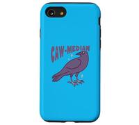 Custodia per iPhone SE (2020) / 7/8 Umorismo comico divertente Cawmedian Corvo Pun Uccello