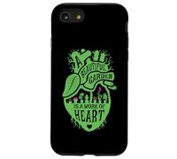 Custodia per iPhone SE (2020) / 7/8 Un bellissimo giardino è un'opera di un cuore anatomico amante delle piante